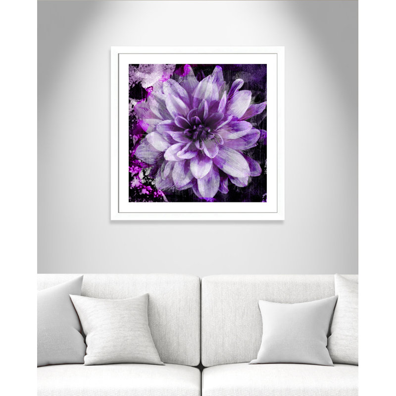 «Purple Bloom» par Eliezel, impression encadrée