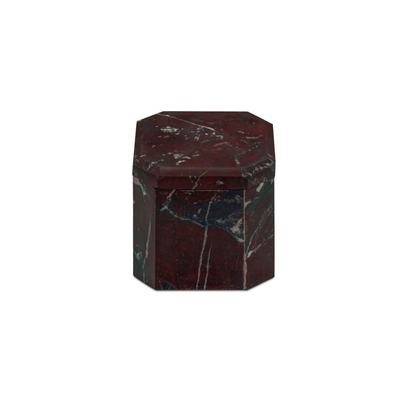 Forli Marble Box Rainforest Green, Red