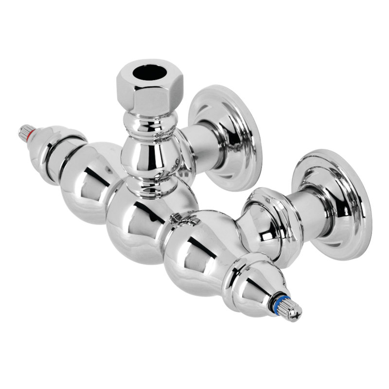Kingston Brass Vintage 3-3/8 Inch Wall Mount Faucet Body, Polished Chrome