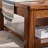 Mid-century style design solid wood coffee table