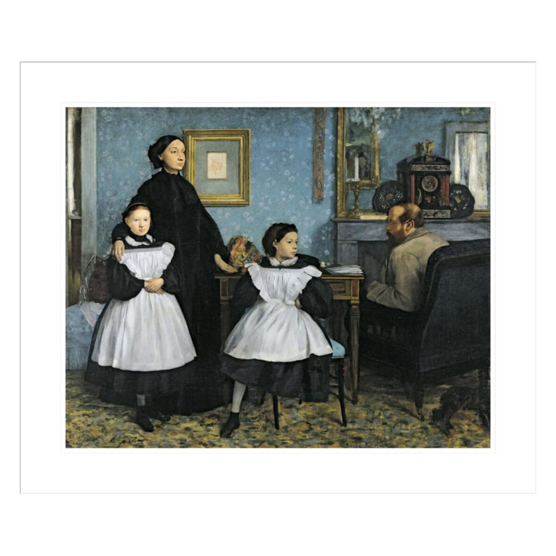 «The Bellelli Family» par Edgar Degas, impression giclée encadrée, H 23,5 po x l 27,69 po