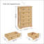 Commode 6 tiroirs