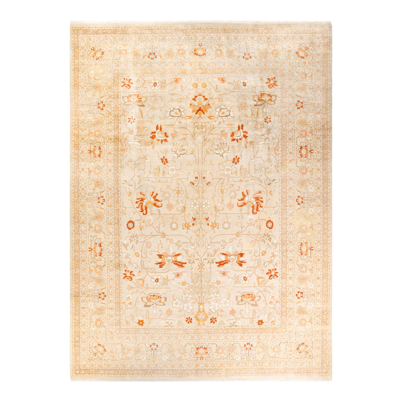 Classic One-of-a-Kind 9' 3" X 12' 6" Hand Knotted Area Rug