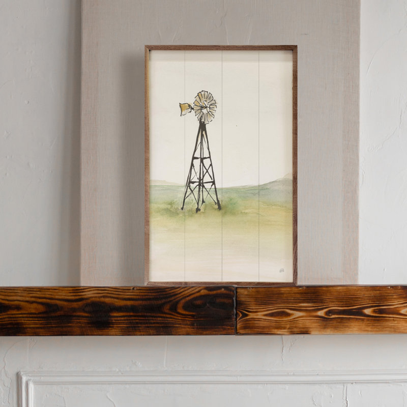 «Windmill Landscape I» par Chris Paschke, H 8 po x l 5 po