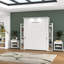 Lit escamotable double avec tablettes Arlex (81 W)-89059303