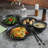 Gibson Elite Beckett Stoneware Matte Reactive Glaze 16 Piece Plates and Bowls Dinnerware Set - Grey-98537332