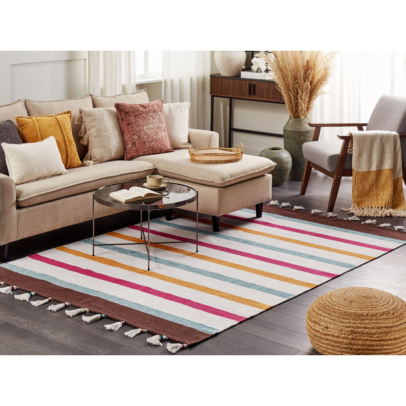 Kronberg Striped Hand Woven Area Rug, Rectangle 160 x 230cm