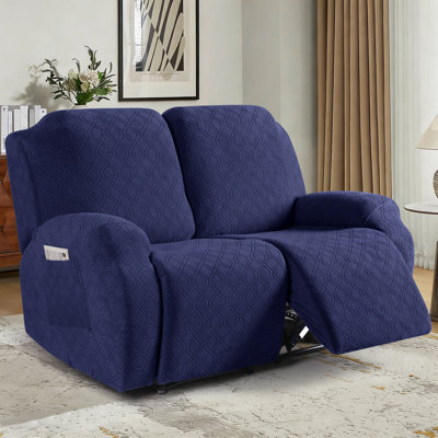  Housse pour canapé inclinable et extensible 2 places Wald