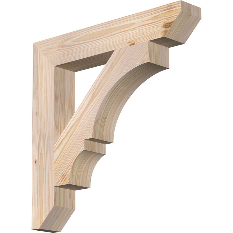 Support lisse à lattes Balboa l 3 3 po x P 22 po x H 22 po, Sapin de Douglas, Lisse, H 22 po x l 3,5 po x P 22 po