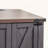 Rustic Wood Nightstand with Adjustable Shelf,with Charging Station-1362191966