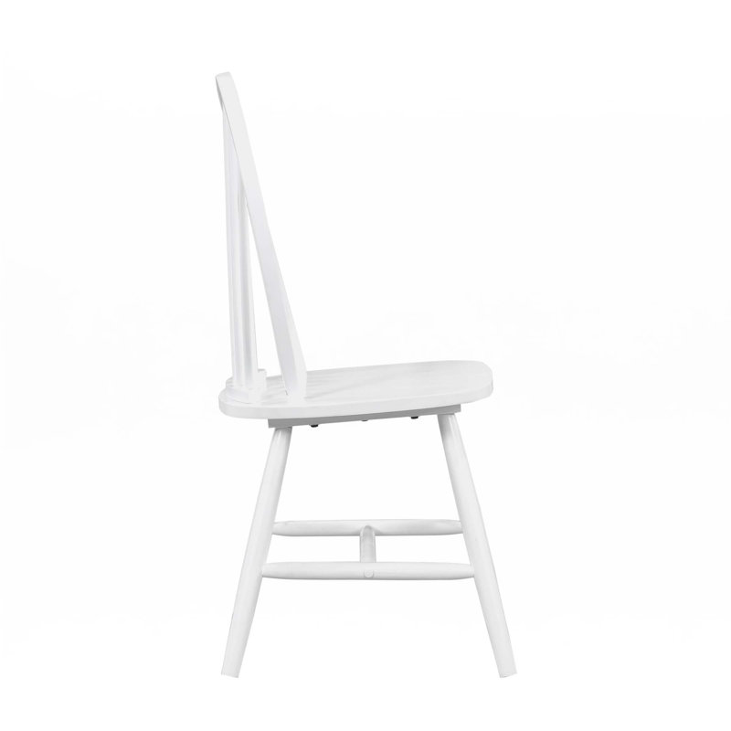 Ensemble de 2 chaises d'appoint style campagnard