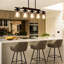 5-Light Wood Kitchen Island Pendant Light-1103685973