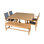 Bayhead Outdoor Square Teak Dining Table