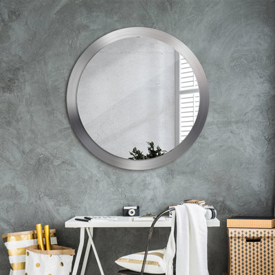 Huldar Glass Flat Wall Mirror