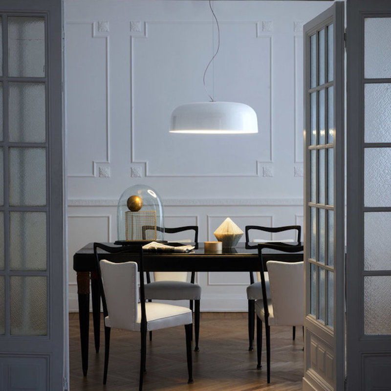 Canopy 1 - Light Pendant, White, 10.62" H x 35.4" W x 35.4" D