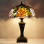 Lampe de table en verre teinté Tiffany