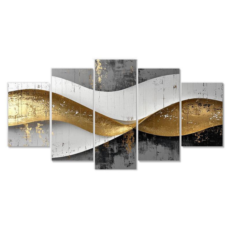 Elsmoriet III - art mural vagues - art mural moderne sur toile