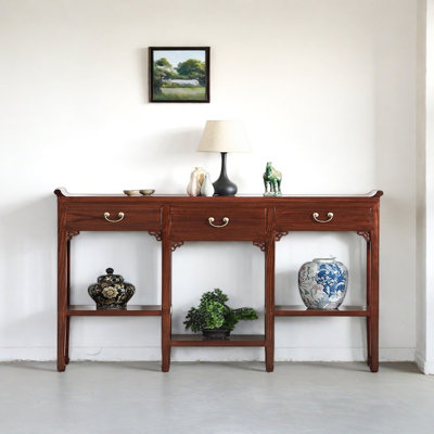 Console de style rustique rétro
