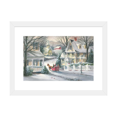 " Village Sleigh Ride " by George Bjorkland