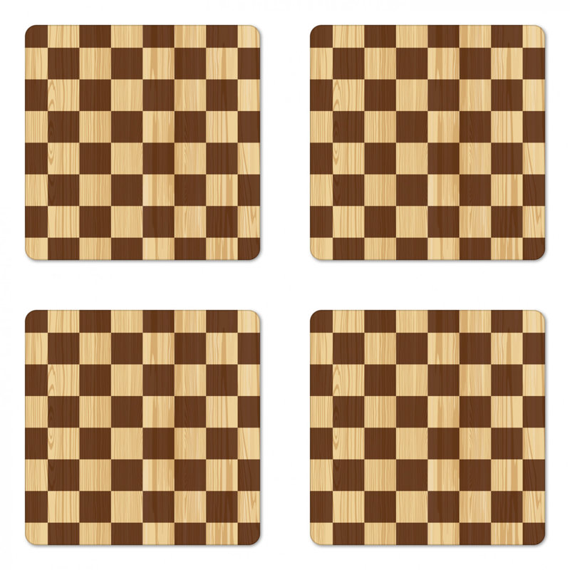 Square 4 Piece Coaster Set