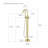 Circular Single Handle Tub Faucet-65166440