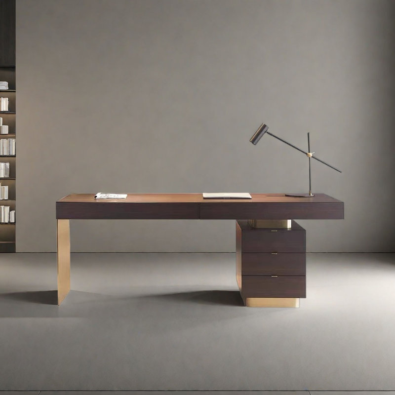 Bureau italien moderne, luxueux et lumineux, H 29,5 po x l 63 po x P 23,6 po