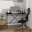 Alanyah Metal Base Writing Desk