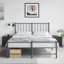 Preslei 36cm W Steel Bedside Table-1634564696-1642976645