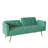 Space-saving Green Velvet Sofa Bed, Stylish & Functional For Small Spaces