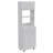 Pembrooke 2-Shelf 1-Drawer Microwave Pantry Cabinet White-1735326318