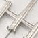 Double Handle Bridge Kitchen Faucet With Side Spray