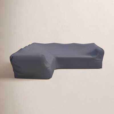 Croix L-Shaped Wicker Patio Sectional Sofa Cover