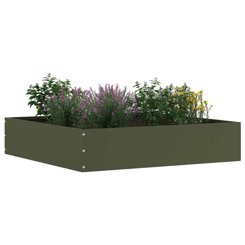 Steel Hardware, Olive Green, 13cm H x 60cm W