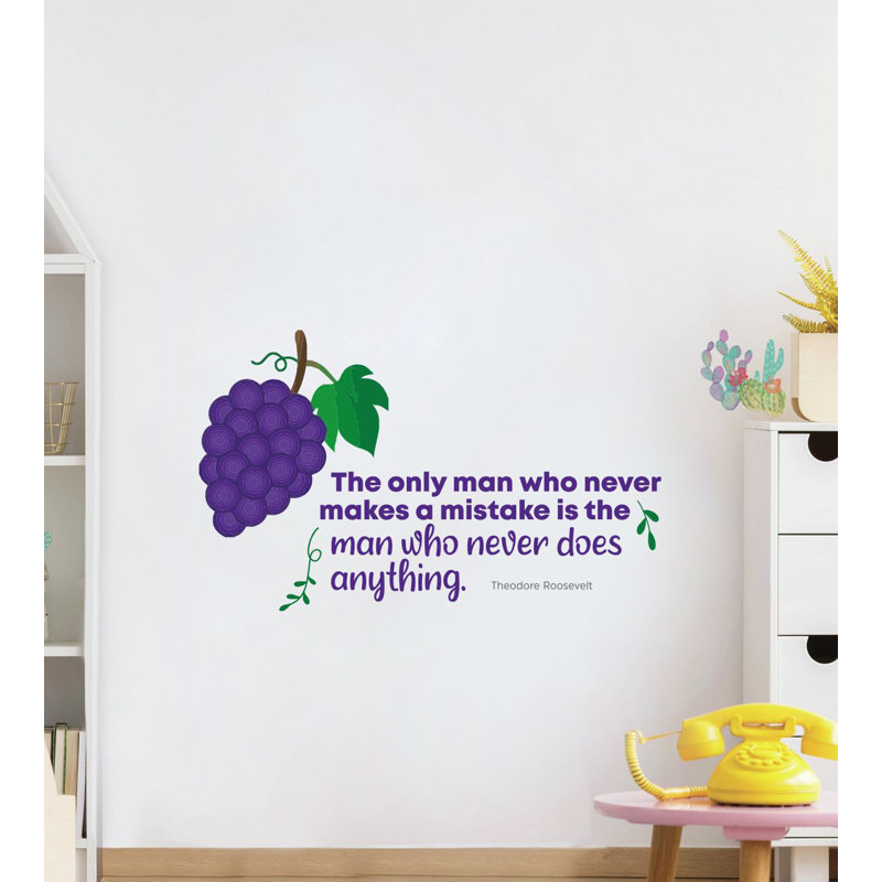 Adhésif décoratif en vinyle "does a erreur Grapes fruit", H 8 po x l 10 po