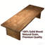 Bureau en bois massif avec 8 chaises de bureau noires-1133459873
