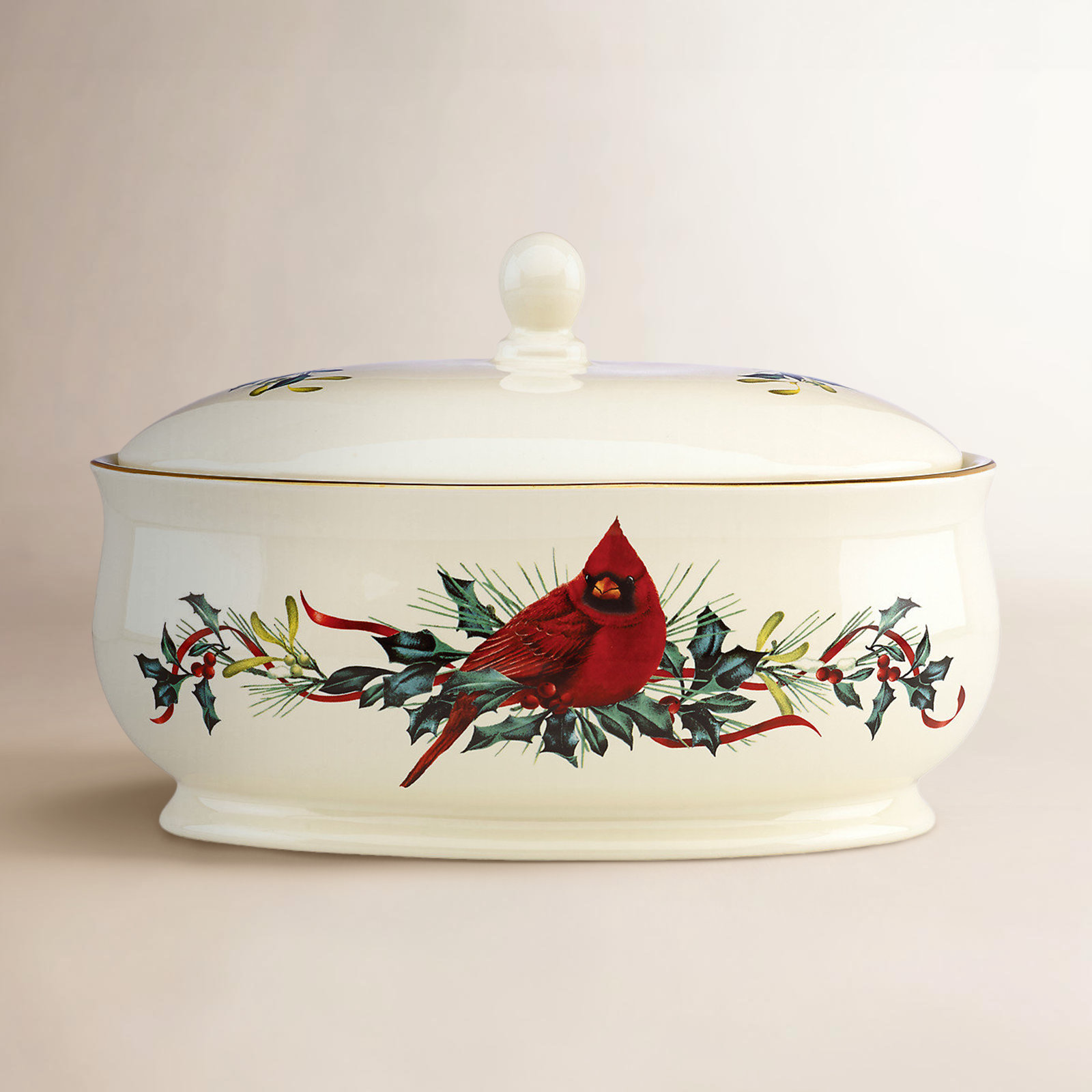 Winter Greetings Porcelain Serving Dish