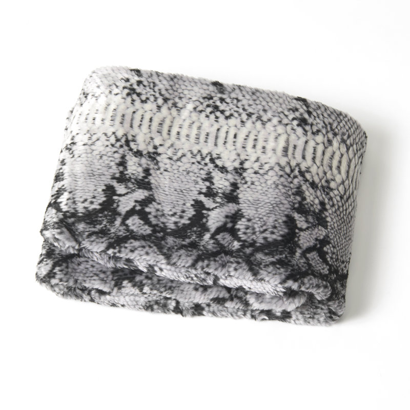 Knitted Throw Blanket, 58" L x 84" W