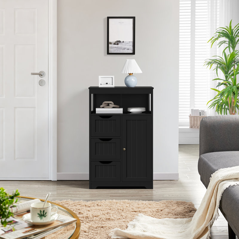 Bathroom Cabinet, Black