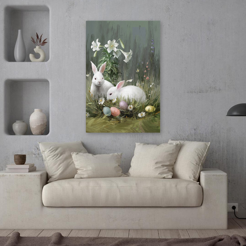 Bunnies and Bunny Seasons III Art, H 36 po x l 24 po