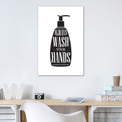 " Wash Your Hands Silhouette "