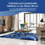 Tapis abstrait bleu / bleu marine / bleu marine Mccampbell-34073172