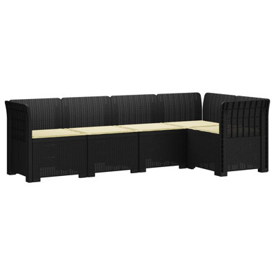 234 cm W Patio Sofa with Cushions