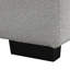 Canapé-lit modulaire en forme de L de 82,6 po avec deux ports USB-121052183