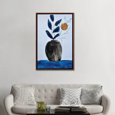 Vase au printemps - reproduction d'art murale - toile encadrée