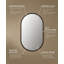 Miroir en bois franc zen avec placage en bois naturel-794915594-794915592-794915603