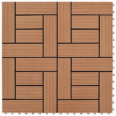 Carreau en plastique 11,8 po x 11,8 po