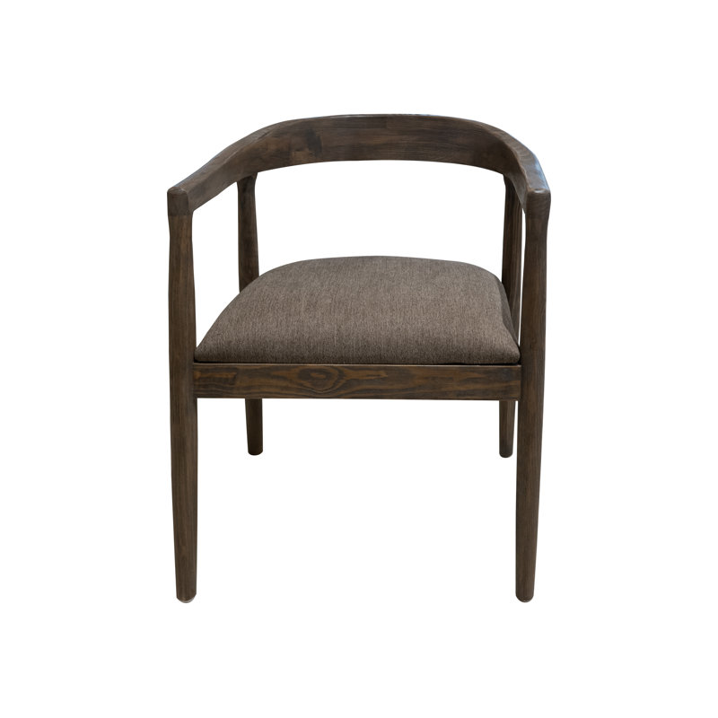 Siège rembourré, fauteuil en bois, Bois brun