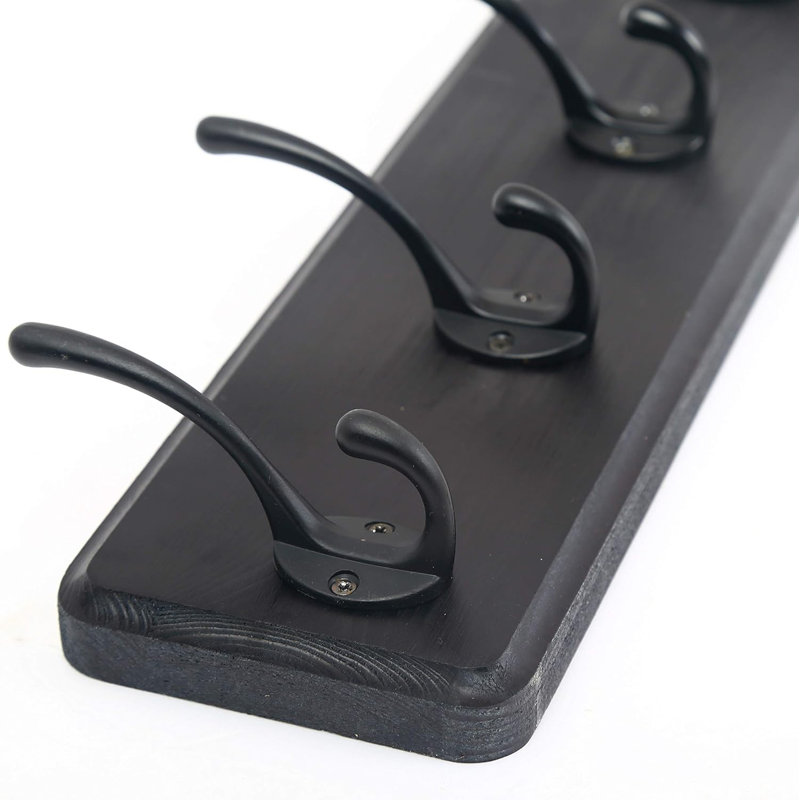 Steel Wall Hook, Black