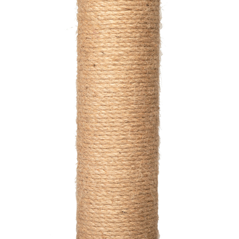 Wall-Mounted Cat Scratching Pad For Small To Large Cat, Indoor Wood Cat Tree With Hammock, Cat Scratcher Perch