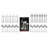 J&V Textiles Stainless Steel Flatware Set - Service for 8
